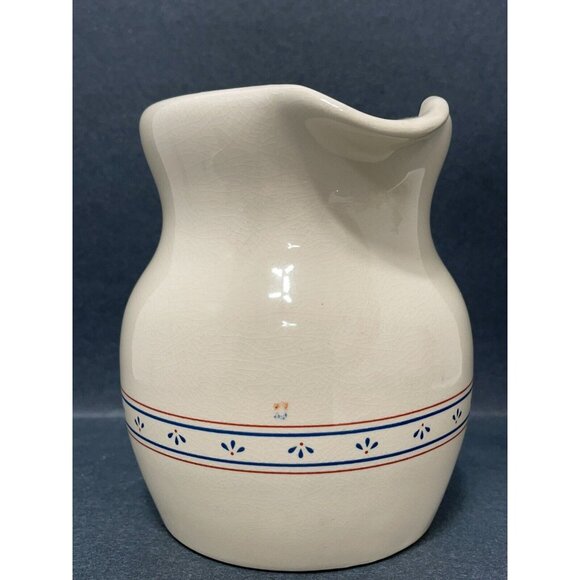 Lilian Vernon Country Flowers Decorative Ceramic Pitcher 6 1/2" Tall - Picture 7 of 11